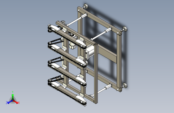 顶升链条输送机构