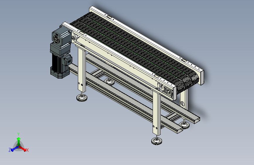硅棒输送线 板链线1.5m
