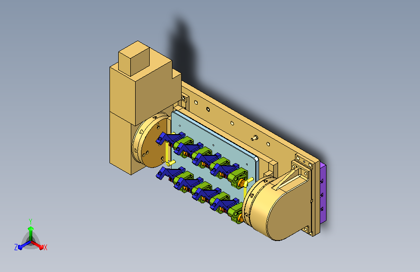 筒杆钻孔零点液压夹具