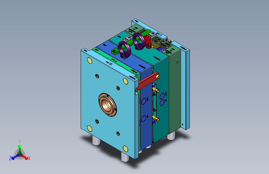 小米耳机骨架注塑模具设计