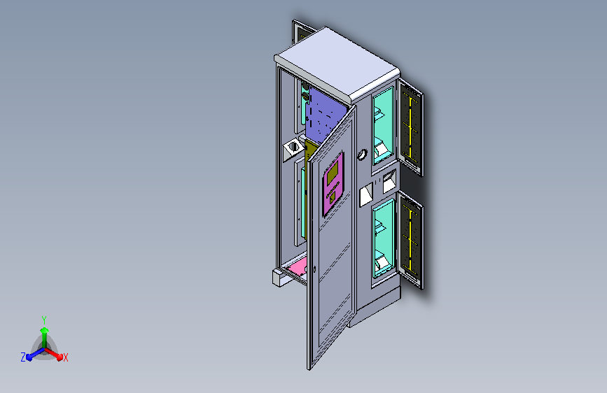 新能源汽车充电桩机柜