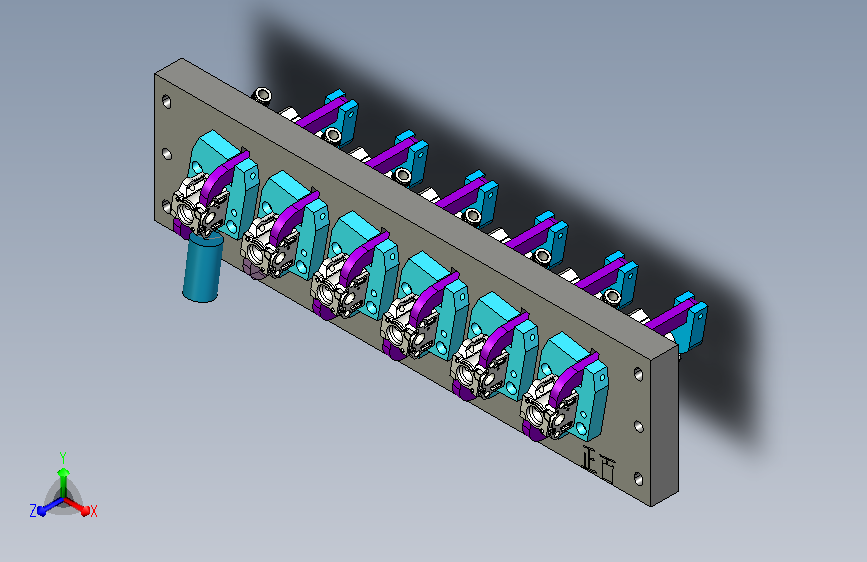 一种四轴加工中心工装