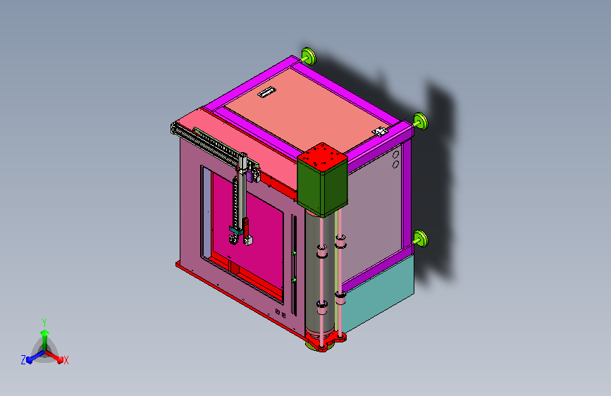 印刷检测设备总组立