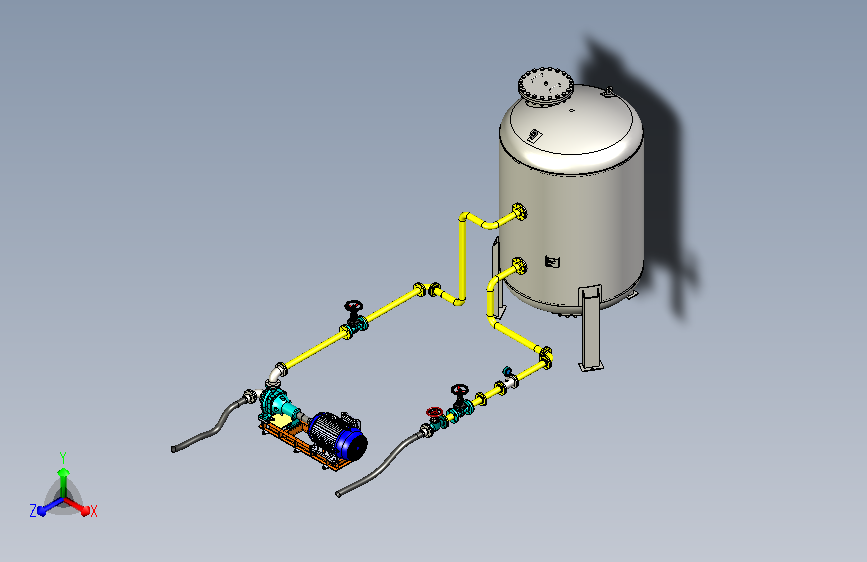 泳池水循环过滤系统