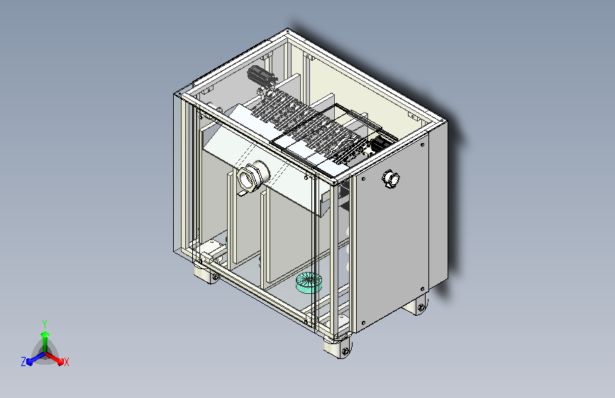 油水分离结构模型
