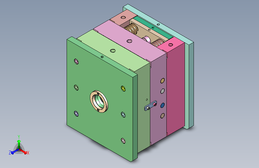 游戏机面盖（含五金件注塑）