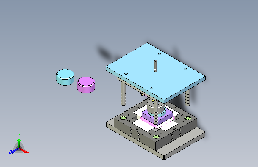 圆壳旋切边模具