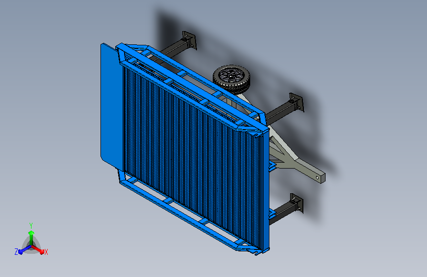 折叠式登车桥设计