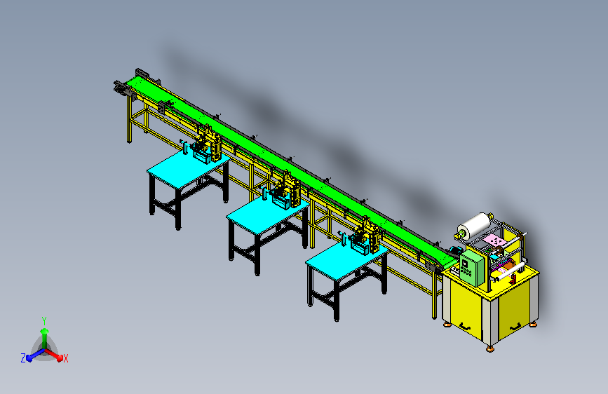 智能卷线机产线设备设计