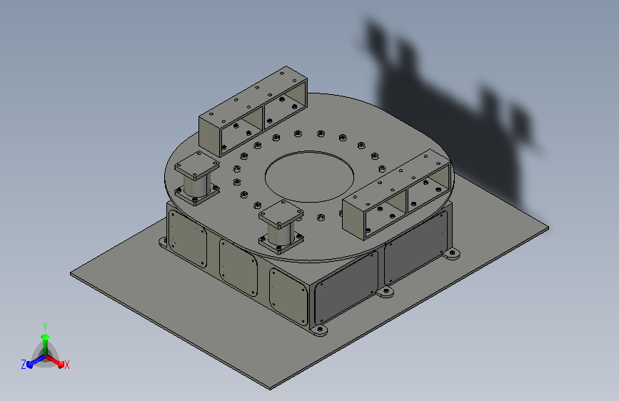重载电动旋转台