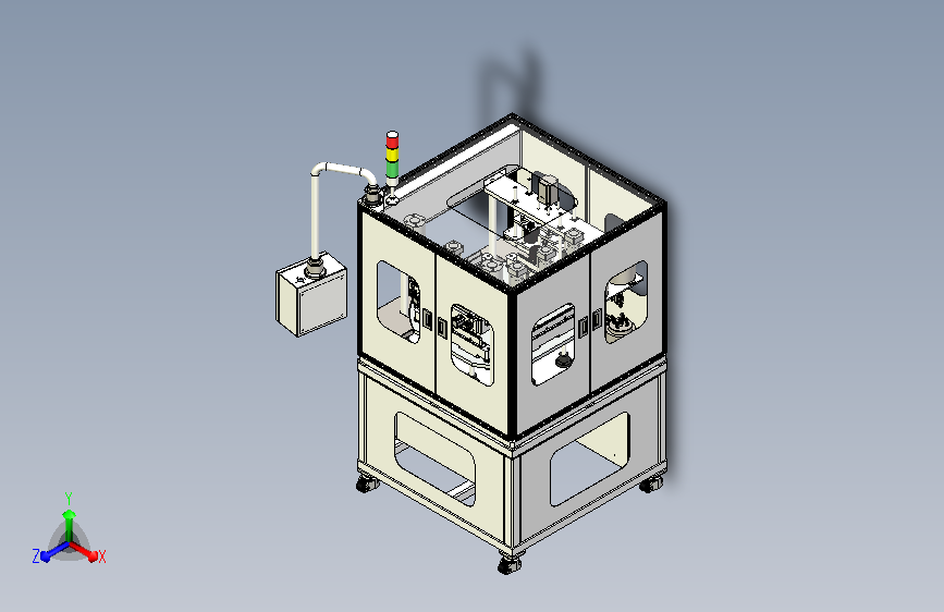注液设备电动转盘式3D数模图纸