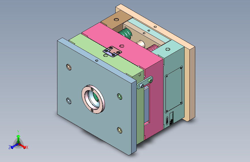 转轴盖（一出八+滑块）