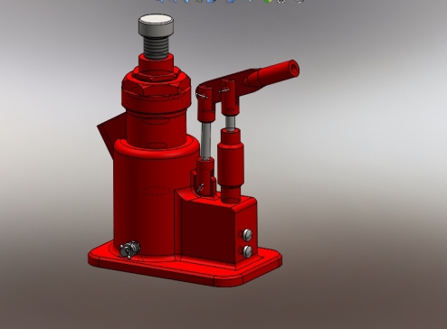 基于SolidWorks液压式千斤顶的设计与运动学分析