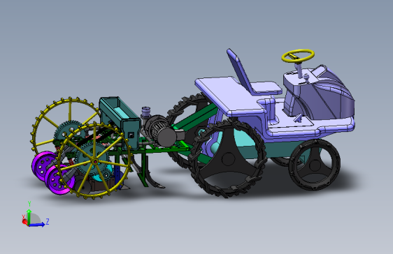 气吸式玉米播种机