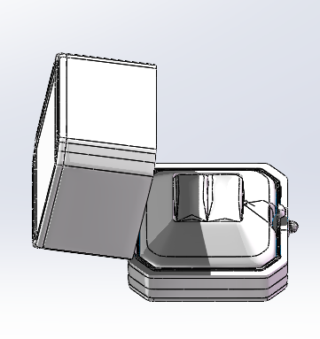 戒指首饰盒模型