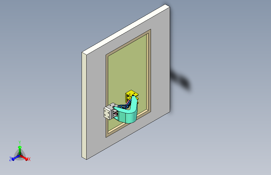 飞机开门机构设计模型=1403574=100