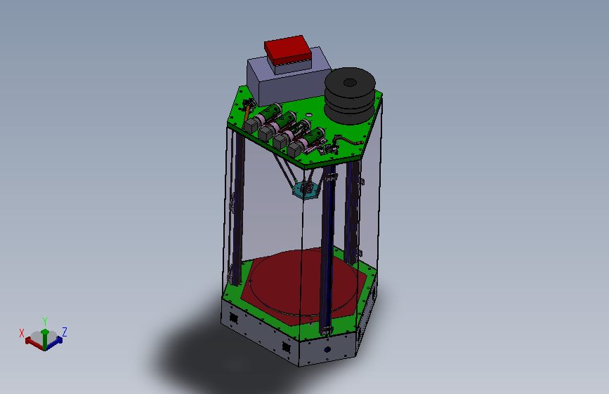 德尔塔矿井33D打印机