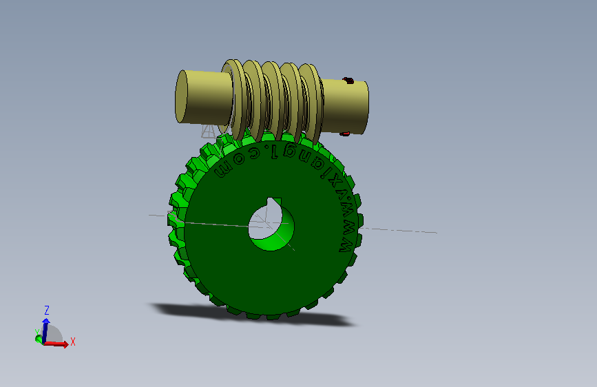 solidworks蜗轮蜗杆装配