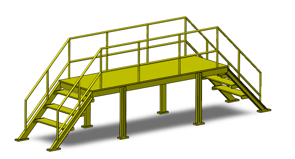 工业楼梯设计焊件
