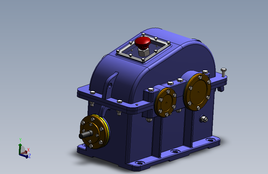 蜗杆-齿轮二级减速器
