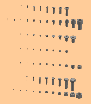 A0005874-紧固件表螺钉螺母