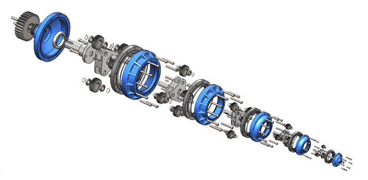 A0005908-多级行星齿轮箱