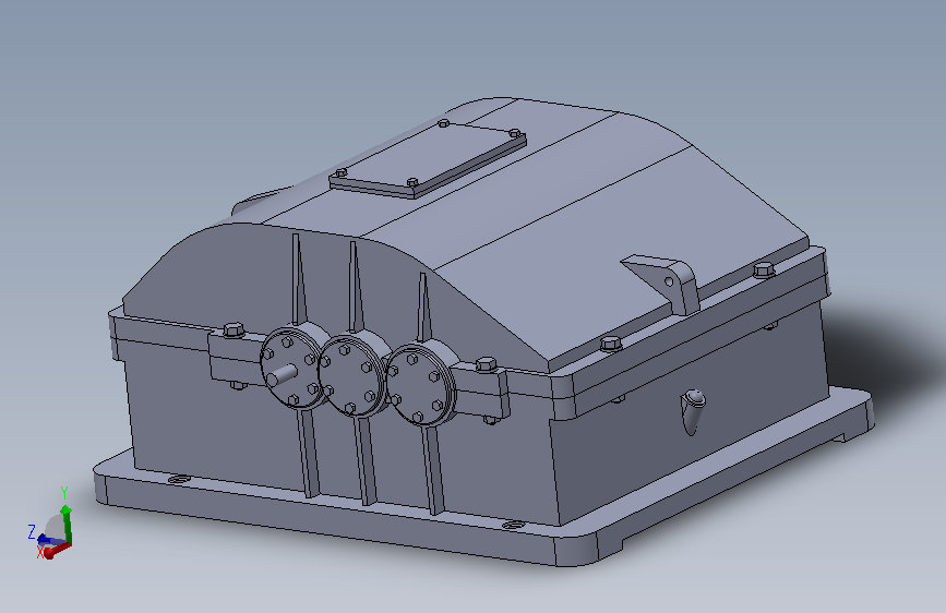 基于Solidwork的同轴式三级圆柱齿轮减速器设计