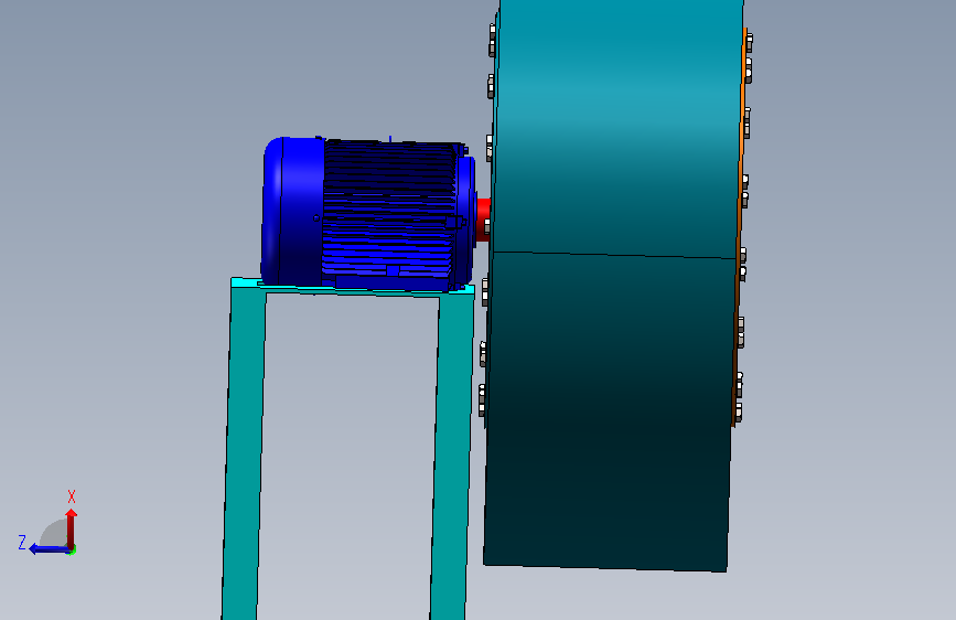 4-72-4A-5.5KW离心通风机模型JX5