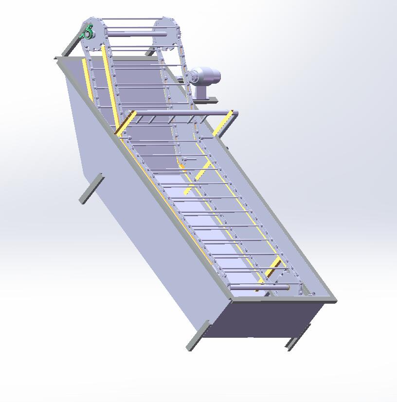 水果清洗机设计【含三维SW图+CAD图+文档】
