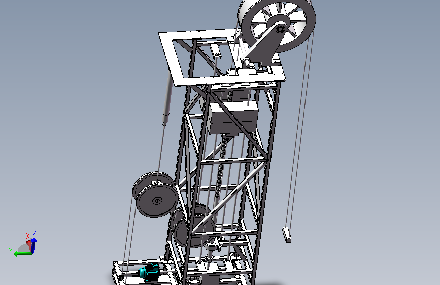 螺旋往复凸轮抽油机三维模型=1684660=500