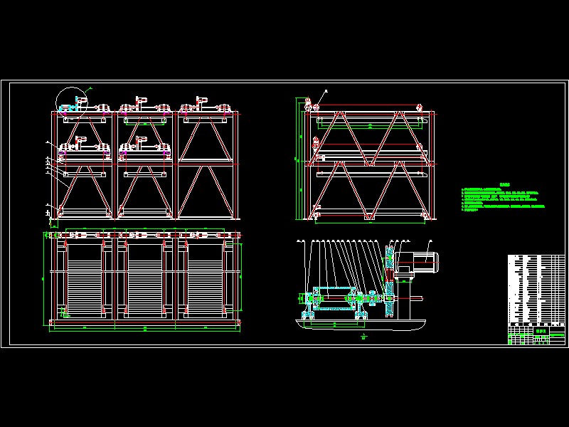 三层升降横移立体车库机械系统的设计