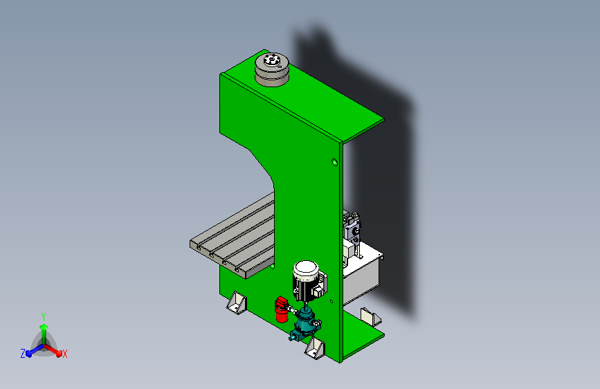 100T油压机详细设计