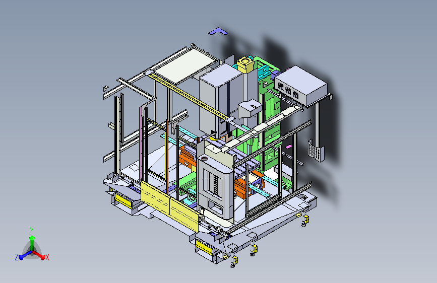 850加工中心钣金外壳设计