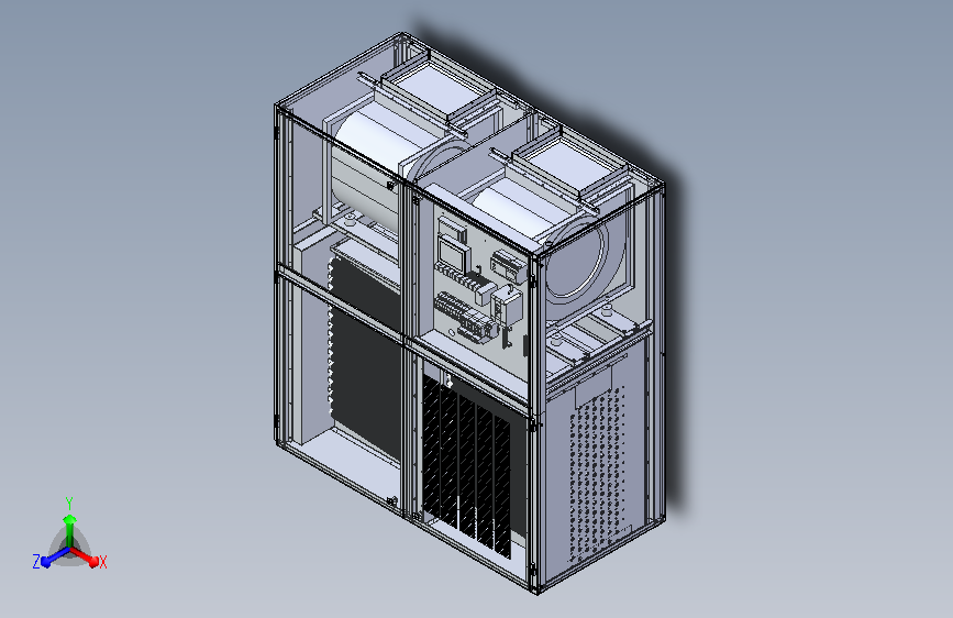 1800x890x1980新型节能空调 3D