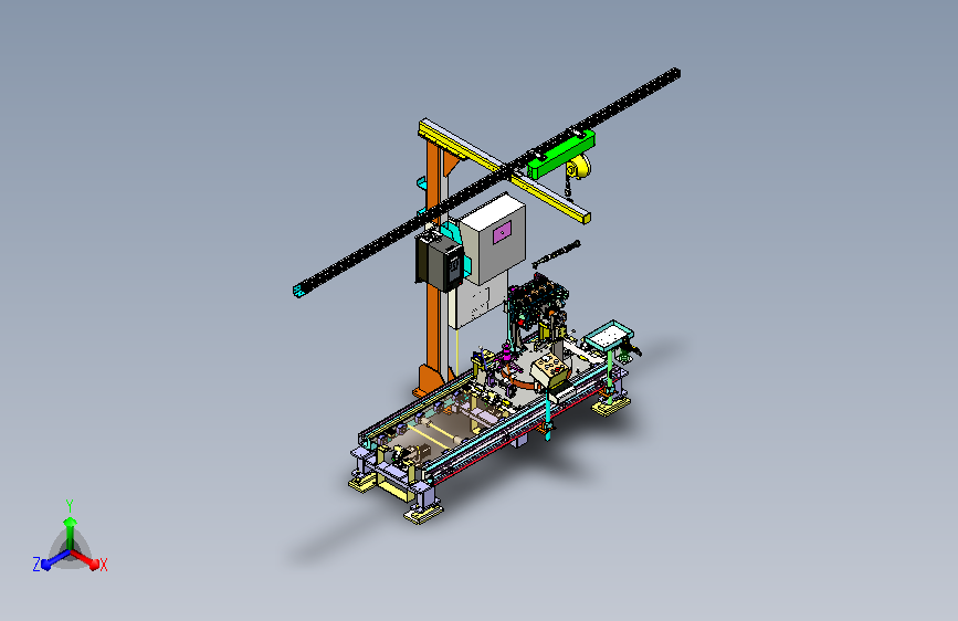 标准手动拧紧工位设计