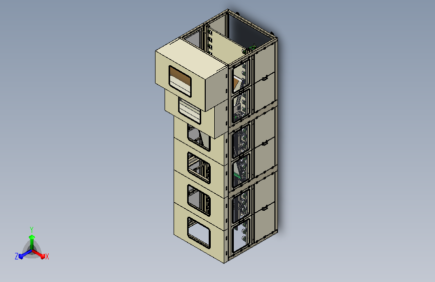 层压机三维模型