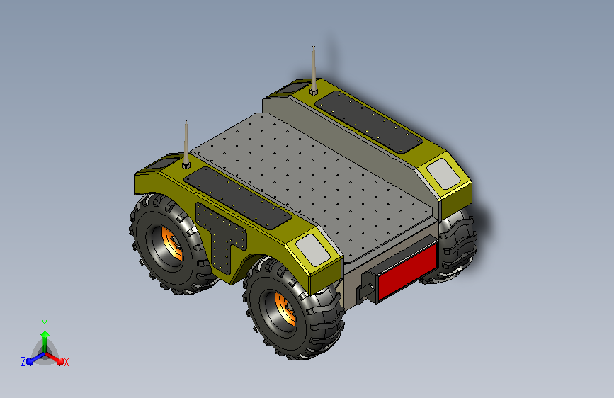 四驱轮式小车--601871-79