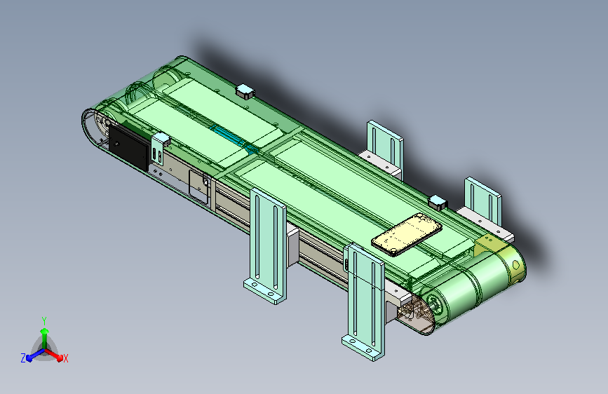 动力内置皮带线