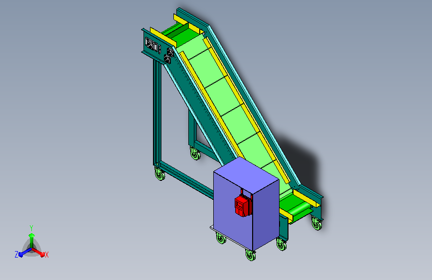 废料倾斜输送机