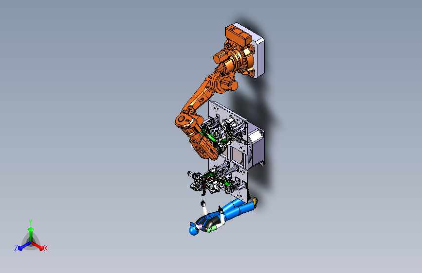 工业机械手自动焊接工作单元