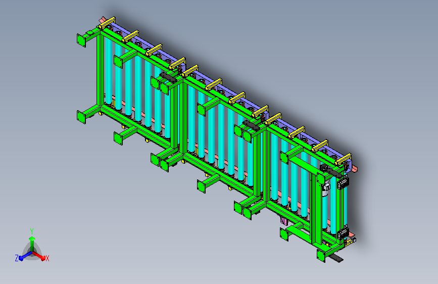 滚筒输送机物料线