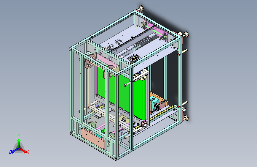 流水线回流升降机、单缸气动升降机