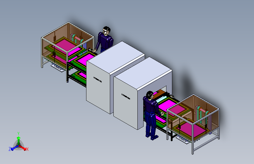 手机背光CCD检测机构