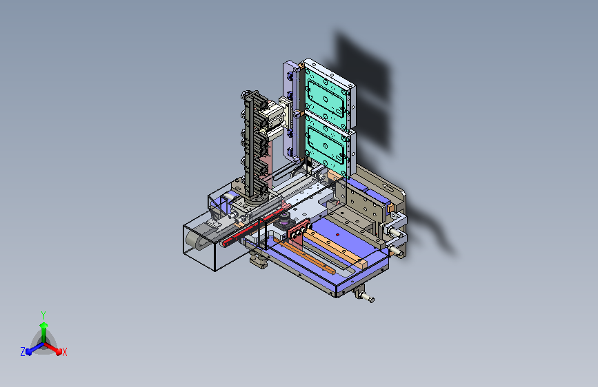 手机屏撕膜贴膜滚压一体机构