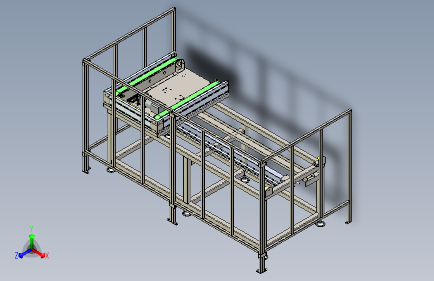 输送平移机模型