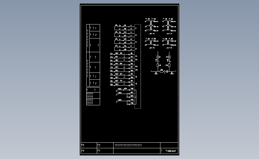 380V站用变备投二次图