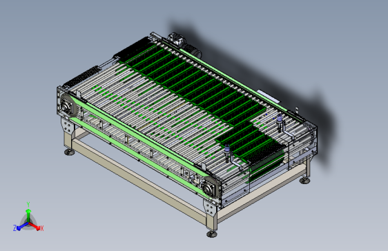 碳钢高速纸箱分道输送机