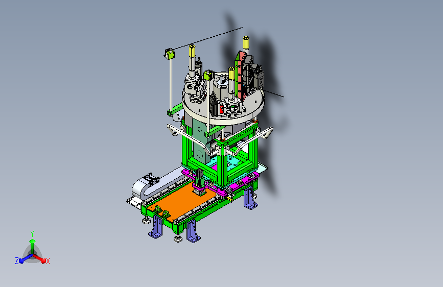 凸轮分度盘旋转机构
