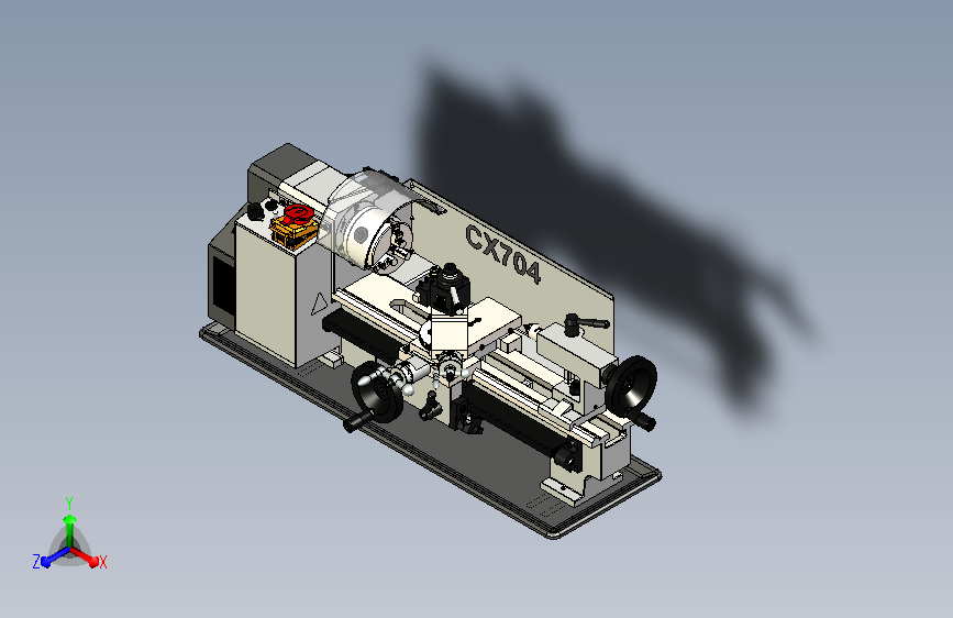 小型数控车床CX704微型车床