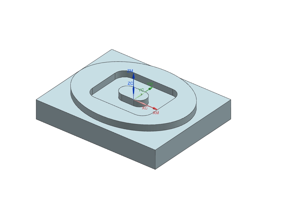 椭圆凸台底座的数控铣削加工工艺分析及程序设计、编程仿真含NX三维及CAD图